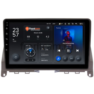 Mercedes-Benz C (w204) 2006-2011 (коричневая) Teyes X1 WIFI 2/32 9 дюймов RM-9-0542 на Android 8.1 (DSP, IPS, AHD)