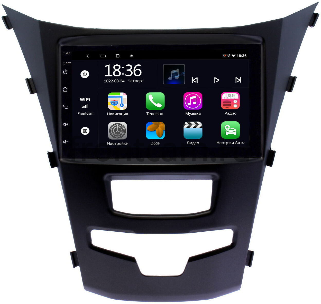 Магнитола в штатное место 2 din SsangYong Actyon 2 (2013-2024) OEM 4/64 на  Android 10 CarPlay (MX7-RP-SYACC-67) (173х98) Купить в городе Москва