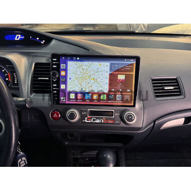 Honda Civic 8 4D 2005-2012 (левый руль, седан) Canbox H-Line 3799-10-063 на Android 10 (4G-SIM, 4/64, DSP, QLed)
