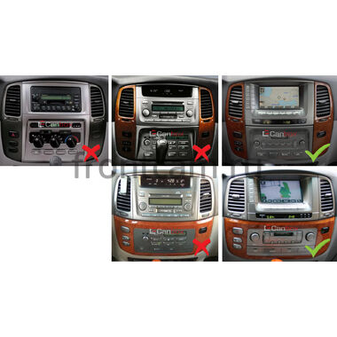 Lexus LX 470 2002-2007 (для авто с монитором) Canbox H-Line 2K 5187-10-1220 на Android 14 (4G-SIM, 8/128, DSP, QLed)