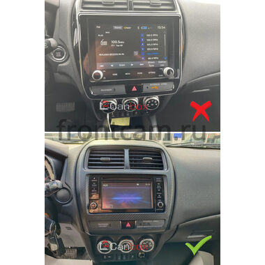 Mitsubishi ASX, Outlander Sport, RVR 3 2016-2024 Canbox H-Line 3799-10-1530 на Android 10 (4G-SIM, 4/64, DSP, QLed)