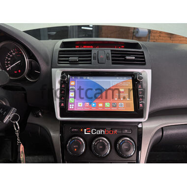Mazda 6 (GH) 2007-2013 (серебро) Canbox H-Line 4166-9-0233 на Android 10 (4G-SIM, 4/32, DSP, QLed)