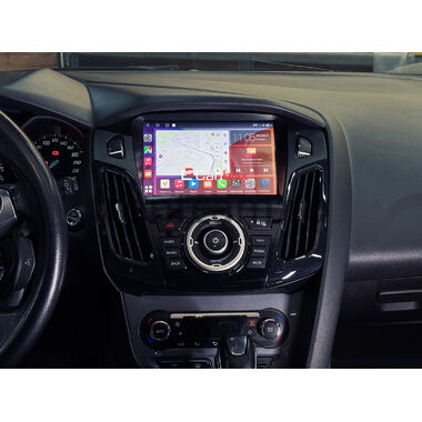 Ford Focus 3 2011-2019 (черная, глянцевая, Тип 2) Canbox H-Line 2K 5184-9-0845 на Android 14 (4G-SIM, 6/128, DSP, QLed)