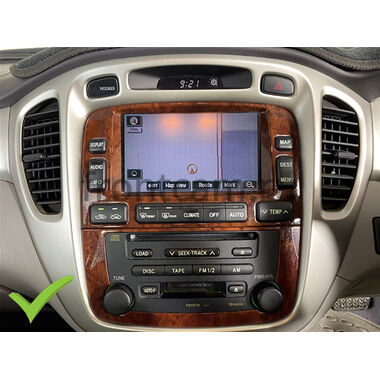 Toyota Highlander (U20), Kluger (XU20) 2000-2007 (орех) Teyes CC3 4/64 9 дюймов RM-9-1562 на Android 10 (4G-SIM, DSP, QLed)