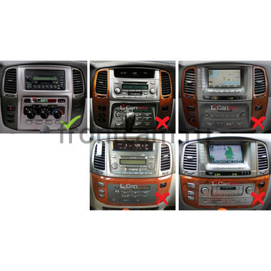 Toyota Land Cruiser 105 2002-2008 Canbox H-Line 5613-9121 на Android 10 (4G-SIM, 6/128, DSP, QLed, Tesla) (для авто с МКПП)