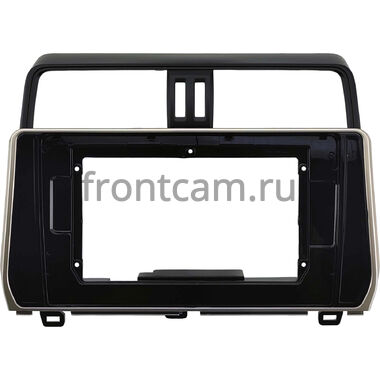 Рамка RM-10-0307/10-0308 под магнитолу 10 дюймов для Toyota Land Cruiser Prado 150 (2017-2024) (бронзовая)