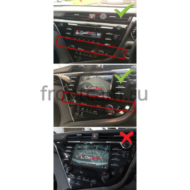 Toyota Camry XV70 2017-2021 (для авто без камеры, правый руль) Canbox L-Line 4168-10-2554 на Android 10 (4G-SIM, 3/32, TS18, DSP, QLed)
