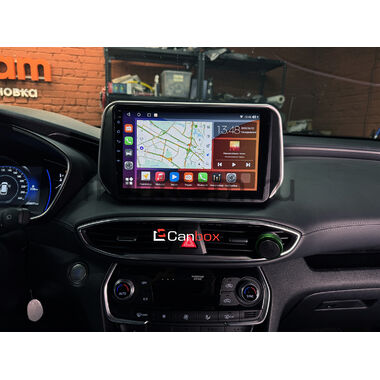 Hyundai Santa Fe 4 2018-2021 Canbox H-Line 3799-10-1137 на Android 10 (4G-SIM, 4/64, DSP, QLed)