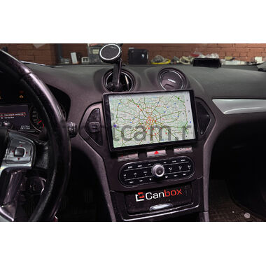 Ford Mondeo 4 2006-2010 (Тип 2) Canbox H-Line 7807-10-2184 встроенный климат на Android 10 (4G-SIM, 4/64, DSP, QLed) С крутилками
