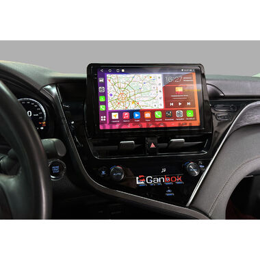 Toyota Camry XV70 2020-2024 (левый руль) Canbox H-Line 4195-10-TK763 на Android 10 (4G-SIM, 6/128, DSP, QLed)