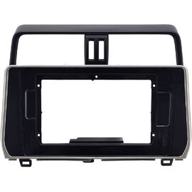 Рамка RM-1038/1058 под магнитолу 10 дюймов для Toyota Land Cruiser Prado 150 2017-2024 (серебряная)