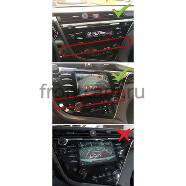 Toyota Camry XV70 2017-2021 (для авто с камерой, левый руль) Teyes CC3 6/128 10 дюймов RM-1050 на Android 10 (4G-SIM, DSP, QLed)