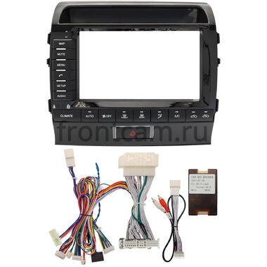 Рамка RM-9-0118 под магнитолу 9 дюймов для Toyota Land Cruiser 200 2013-2015 (Тип B)