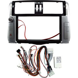 Рамка RM-9-0138 под магнитолу 9 дюймов для Toyota Land Cruiser Prado 150 2009-2013 (для авто с 360, Navi и JBL Synthesis, глянцевая)