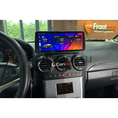 Opel Antara 2006-2017 (вид 1, вверх вместо БК) 10.25 дюйма Canbox H-Line 8811-9-018 на Android 14 (4G-SIM, 6/128, DSP, QLed) Audi Style