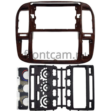 Рамка RM-9-0442 под магнитолу 9 дюймов для Toyota Land Cruiser 100 / Lexus LX 470 1998-2002 (для авто без экрана)