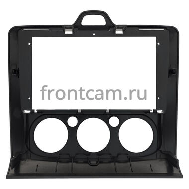 Рамка RM-9-0526 под магнитолу 9 дюймов для Ford Focus 2 2007-2011 (черная, авто с кондиционером)