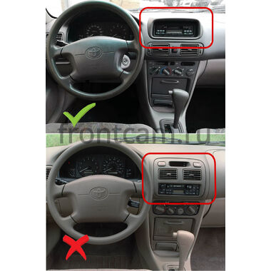 Toyota Corolla (E110), Sprinter Carib 1995-2002 (Левый руль, в верхнюю часть) Canbox PRO-Line 7875-9-0572 на Android 13 (4G-SIM, 8/256, DSP, QLed)