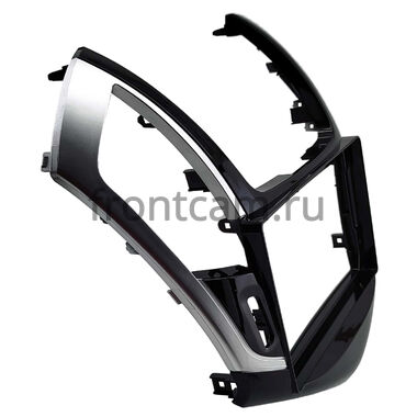 Рамка RM-9-0664 под магнитолу 9 дюймов для Chevrolet Cruze 2012-2016 (черно-серая, глянцевая)