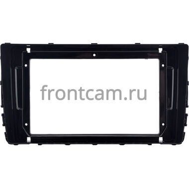 Рамка RM-9-0980 под магнитолу 9 дюймов для Volkswagen T-Roc, Tayron, Viloran 2020-2024 (глянцевая)
