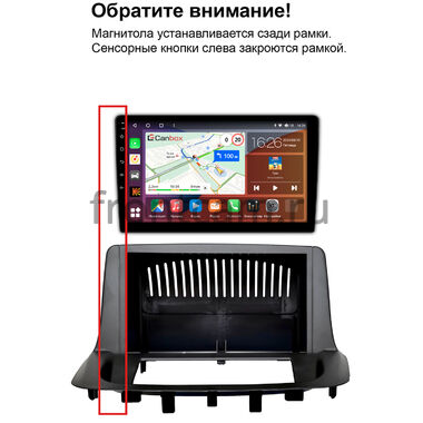 Renault Fluence, Megane 3 2008-2016 Canbox H-Line 4197-9-1384 на Android 10 (4G-SIM, 8/128, DSP, QLed)