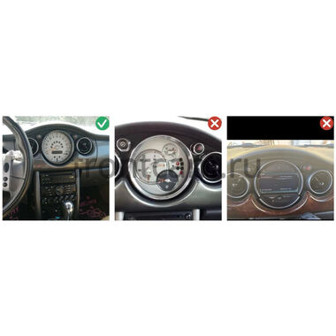Рамка RM-9-1521 под магнитолу 9 дюймов для Mini Cabrio 2004-2008, Hatch (R50) 2000-2006