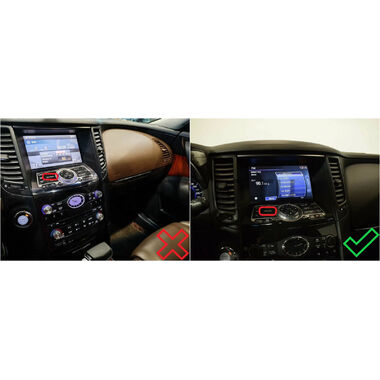 Infiniti FX35, FX37, FX30d, FX50 (S51) 2008-2013, QX70 (S51) 2013-2017 (Тип B, для авто с кнопкой TEL) Teyes CC3 2K 4/32 9.5 дюймов RM-9-1724 на Android 10 (4G-SIM, DSP, QLed)