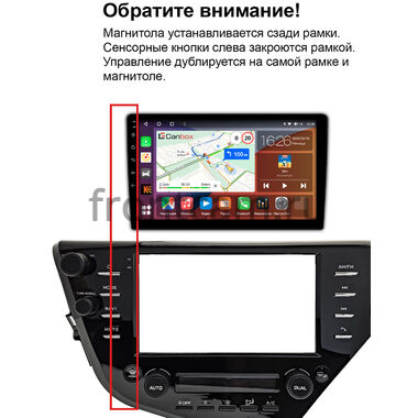 Toyota Camry XV70 2017-2021 (для авто с NAVI, левый руль) Canbox EVO 2K 5815-9-1870 на Android 14 (4G-SIM, 6/128, DSP, QLed, AI, 360)