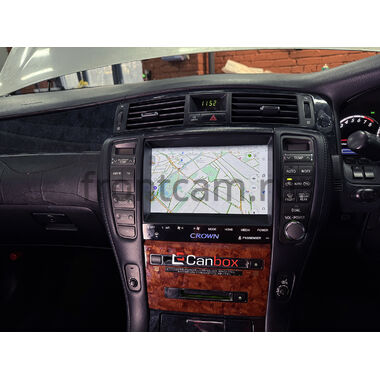 Рамка RM-9-2115 под магнитолу 9 дюймов для Toyota Crown (S180) 1999-2008 (для авто с Navi и 6CD, Тип 2)