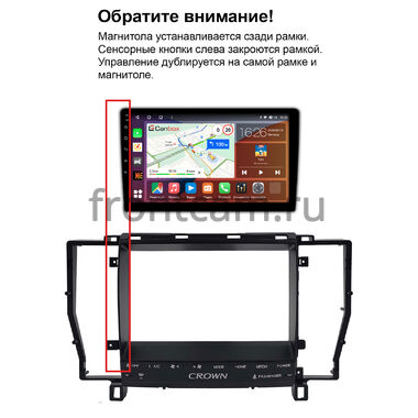 Рамка RM-9-2115 под магнитолу 9 дюймов для Toyota Crown (S180) 1999-2008 (для авто с Navi и 6CD, Тип 2)