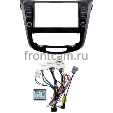 Рамка RM-9-2140 под магнитолу 9 дюймов для Nissan Qashqai 2, X-Trail (T32) 2013-2022 (для авто с климат-контролем, с 1 камерой, без NAVI, без кругового обзора)