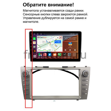 Рамка RM-9-2214 под магнитолу 9 дюймов для Toyota Camry XV40 2006-2011 (Тип 2)
