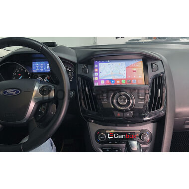 Ford Focus 3 2011-2019 (черная, глянцевая, Тип 1) Canbox L-Line 4169-9-2360 на Android 10 (4G-SIM, 2/32, TS18, DSP, QLed)