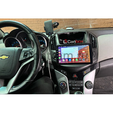 Chevrolet Cruze 2012-2016 (черная, матовая) Canbox M-Line 4544-9-240 на Android 10 (4G-SIM, 2/32, DSP, QLed)