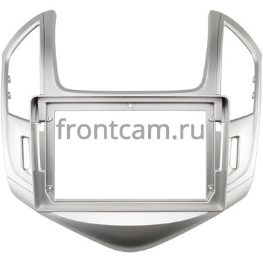 Рамка RM-9-242 под магнитолу 9 дюймов для Chevrolet Cruze 2012-2016 (серебро)