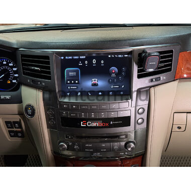 Lexus LX 570 2007-2015 (Вид 2, Тип C, can LZ) Canbox H-Line 4197-9-2503 на Android 10 (4G-SIM, 8/128, DSP, QLed)