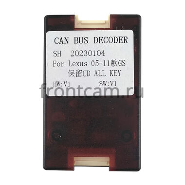 Lexus GS 3 (2004-2011) (для авто с кассетой) Canbox PRO-Line 2K 4254-9-3460 на Android 13 (4G-SIM, 12/256, DSP, QLed)