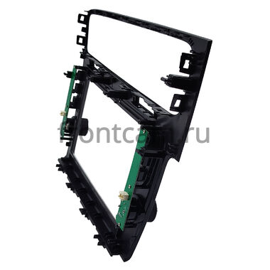 Рамка RM-9-3461 под магнитолу 9 дюймов для Volkswagen Golf 7 2012-2022 (черная, глянцевая)