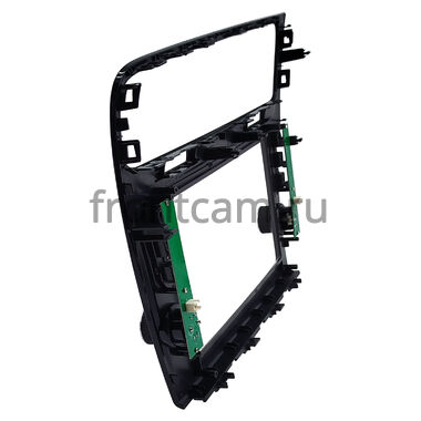 Рамка RM-9-3461 под магнитолу 9 дюймов для Volkswagen Golf 7 2012-2022 (черная, глянцевая)