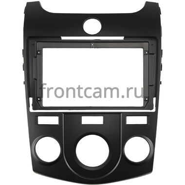 Рамка RM-9-414 под магнитолу 9 дюймов для Kia Cerato 2 2008-2013 (авто без климат-контроля, Тип 2)