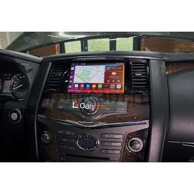 Рамка RM-9-4190 под магнитолу 9 дюймов для Nissan Patrol (Y62) 2010-2024, Armada 2 2016-2020 / Infiniti QX56 2010-2013, QX80 2013-2020 (Тип B, авто с сенсорным экраном, can BSJ)