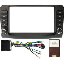 Рамка RM-9-4638 под магнитолу 9 дюймов для Mercedes-Benz GL (x164), ML (w164) 2005-2011 (Тип 1)