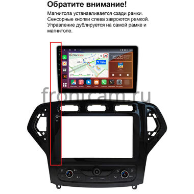 Рамка RM-9-5427 под магнитолу 9 дюймов для Ford Mondeo 4 2006-2010 (Тип 1, с климат-контролем)