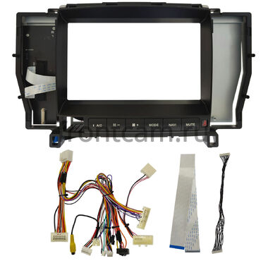 Рамка RM-9-6188 под магнитолу 9 дюймов для Toyota Crown (S180) 1999-2008 (для авто с Navi и 6CD)