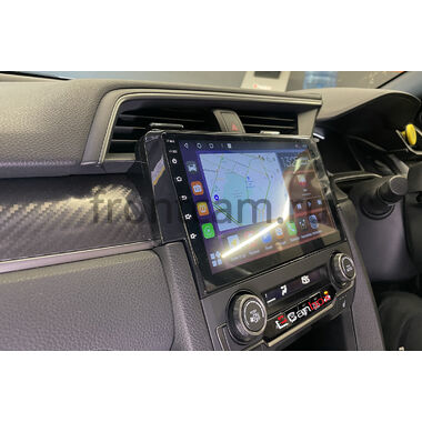 Honda Civic 10 2015-2021 Canbox M-Line 5610-9-650 на Android 10 (4G-SIM, 2/32, DSP, QLed, Tesla)