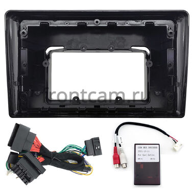 Рамка RM-9-6734 под магнитолу 9 дюймов для Opel Zafira B 2005-2014 (глянцевая, устанавливается наверх)