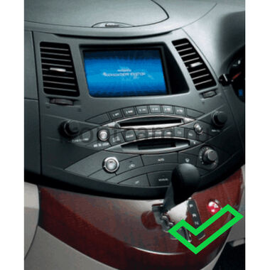 Рамка RM-9-MI097N под магнитолу 9 дюймов для Mitsubishi Grandis (2003-2011) (для авто с климат-контролем)