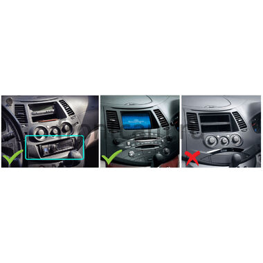Mitsubishi Grandis 2003-2011 (тип 2) Canbox H-Line 3792-9-MI097N на Android 10 (4G-SIM, 4/64, DSP, QLed)