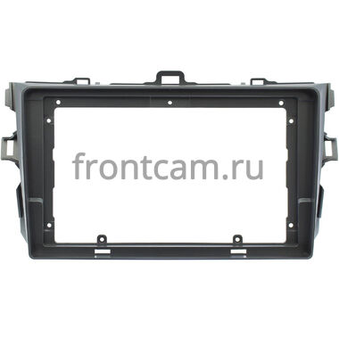 Рамка RM-9038 под магнитолу 9 дюймов для Toyota Corolla (E150) 2006-2013 (серая, без воздуховодов)