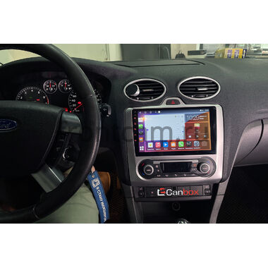 Ford Focus 2 2005-2011 с климатом Canbox H-Line 3792-9060 на Android 10 (4G-SIM, 4/64, DSP, QLed)